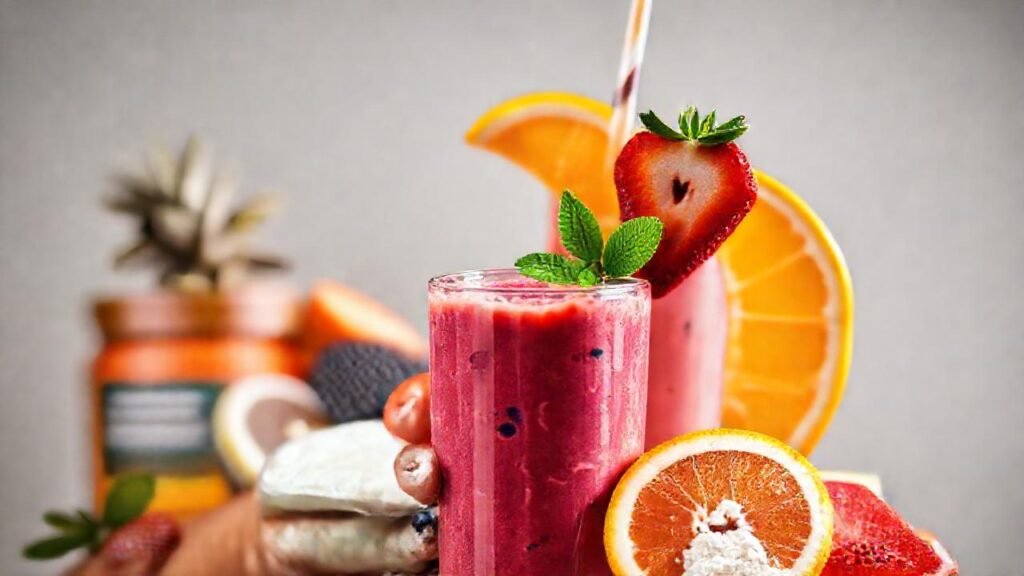 Batido vibrante para una energía saludable
