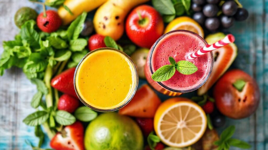 Frutas frescas crean un ambiente alegre