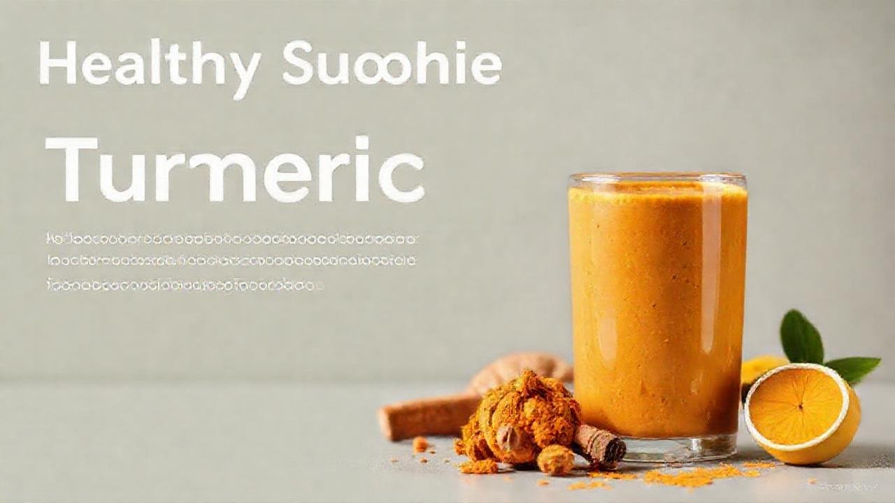 Un smoothie saludable, diseño minimalista