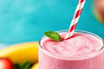 Batido vibrante y saludable