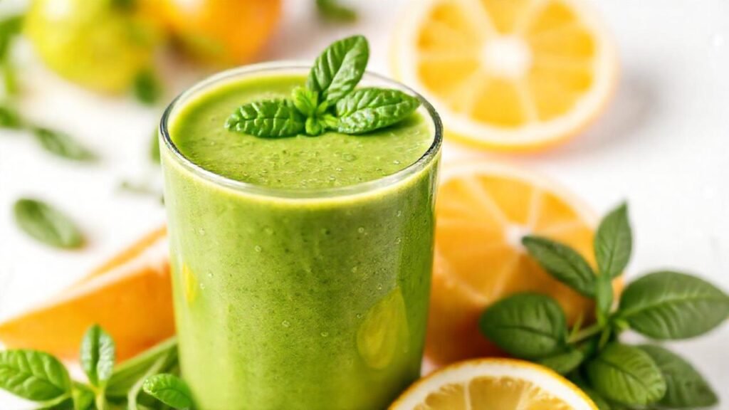Batido verde fresco