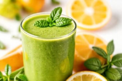 Batido verde fresco