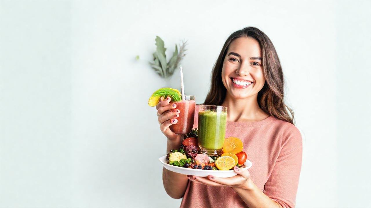 Un batido saludable irradia bienestar y alegría