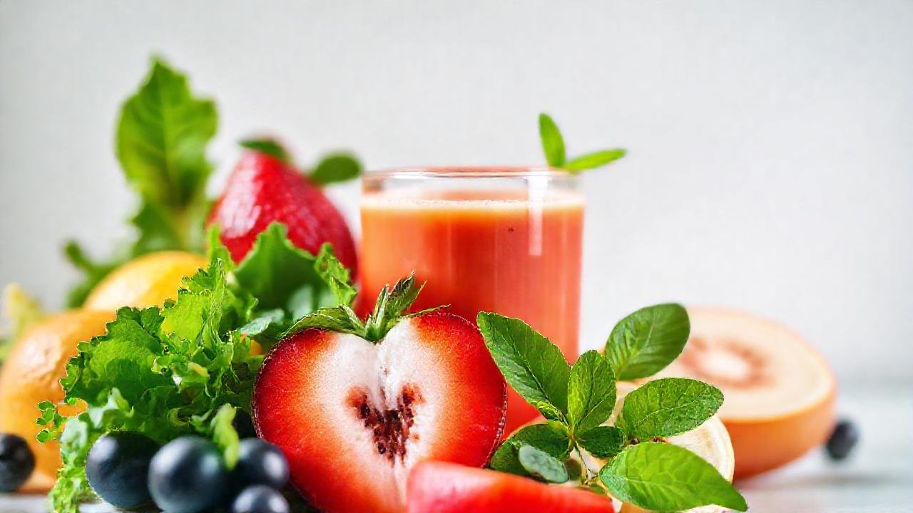 Un batido saludable destaca frescura y vitalidad