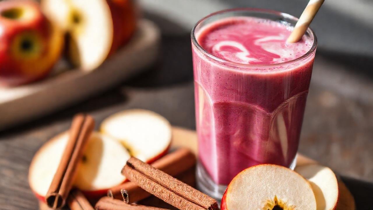 Un batido saludable, colorido y natural