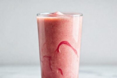 Batido cremoso y colorido