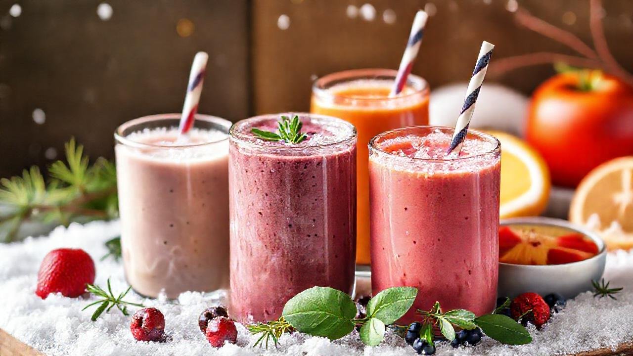Batidos veganos invernales: color, calor, salud