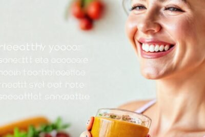 Batido saludable para bienestar y belleza